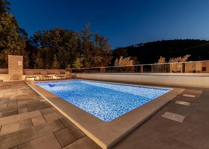 Luxury Oriolus, Heated Pool, Sauna, Split Srinjine